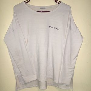 🔥NEW🔥Zara “This is Me” Long Sleeve Shirt